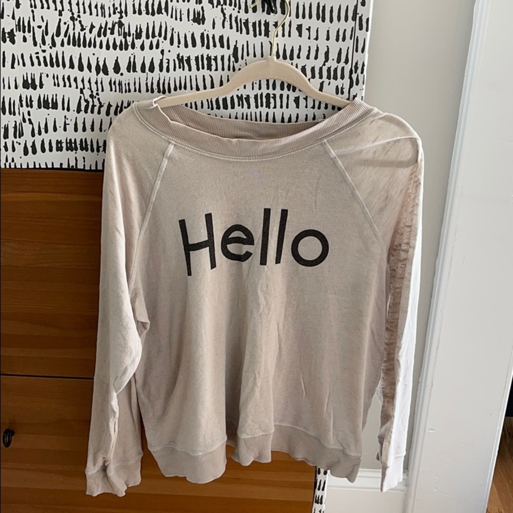 Wildfox hello sweatshirt size medium